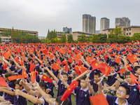 Chinese Celebrate National Day in Suqian.