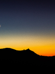 C/2023 A3 (Tsuchinshan–ATLAS) Comet Visible Over Calascio, Italy