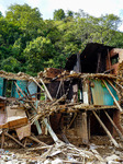 Salamdo River Flooding Damaged Homes In Patikharka Of Kavrepalanchok District