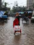 Waterlogging Due To Heavy Rain In Dhaka