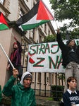 Rally For Palestine And Lebanon In Krakow