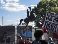 Pro-Palestinian Rally Near The White House, Washington DC, USA