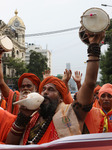 Hindu Holy Men Protest In India