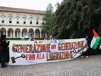 Pro-Palestinian Protests On University Campuses Demonstration In Milan