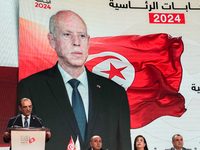 Tunisian Election Commission Announces Preliminary Results Of The Presidential Election In Tunis