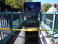 MTA Subway Train Conductor Stabbed Inside Utica Avenue Subway Station In Crown Heights Section Of Brooklyn New York