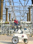 A Intelligent Robot Inspects The Substation in Chuzhou