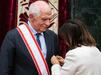 Josep Borrell Receives The Grand Cross Of Aeronautical Merit With White Badge