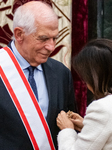 Josep Borrell Receives The Grand Cross Of Aeronautical Merit With White Badge