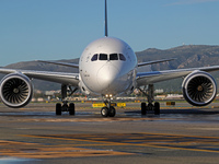 Air Europa Boeing787 On The Runway At Barcelona Airport