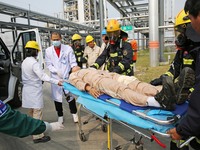 An Emergency Drill in Lianyungang