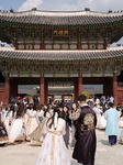 Sejong Institute Excellent Students Enjoy Gyeongbokgung In Hanbok During Invitational Training