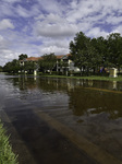 Street Is Flooded During Hurricane Milton In The Hunters Creek Region