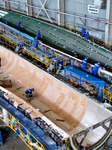 Wind Turbine Blades Production in Zhangye.