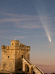 Comet Tsuchinshan-ATLAS (C/2023 A3) Appears Over Torre Squillace, Italy