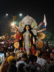 Durga Idol Immersion On Dashami 