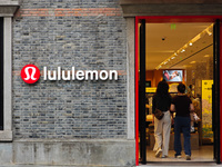 A Lululemon Store in Shanghai