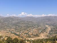 A Panoramic Aerial View Of Sakhi Maidan In Mendhar.