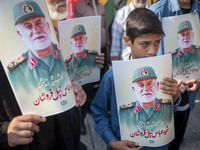 Funeral For General Abbas Nilforoushan In Tehran