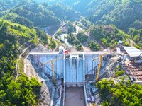 Longxiangsi Reservoir Hub Construction in Chongqing