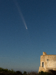 Comet Tsuchinshan-ATLAS (C/2023 A3) Appears Over Torre del Pizzo, Gallipoli, Italy