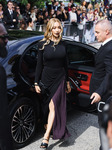 Celebrity Arrivals At Fendi Fashion Show During The Milan Women's Fashion Week Spring/Summer 2025 In Milan