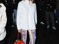 Celebrity Arrivals At Etro Fashion Show During The Milan Women's Fashion Week Spring/Summer 2025 In Milan