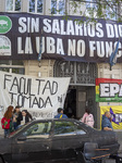 Toma De La Facultad De Psicologia UBA, Ciudad Autonoma De Buenos Aires, Argentina. 