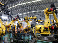 Automobile Intelligent Manufacturing in Ningde.