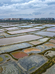 Colorful Salt Lake in Yuncheng.