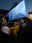 Protest Against Jaroslaw Kaczynski's Visit To Wawel Hill In Krakow