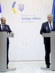 Briefing of foreign ministers of Ukraine and France in Kyiv.