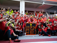 F1 Grand Prix Of USA - Podium & Team Celebration 