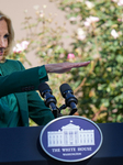 First Lady Jill Biden Speaks In The Rose Garden About An Enhanced White House Tour Experience On October 21, 2024