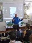 NASA Astronaut Danny Olivas At The Pugliese Academy Of Sciences In Bari