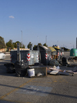 Overflowing Waste Bins And Bulk Waste In Foggia