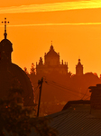 Sunset in Lviv, Ukraine