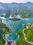 Mingyue Lake Scenery in Chongqing.