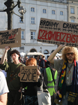 Protest Against The Suspension Of Asylum Law In Krakow