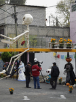 Residents Of Tláhuac Decorate Their Houses On The Eve Of The Day Of The Dead In Mexico City