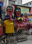 Preparation For Bhoot Chaturdashi Or Indian Halloween Festival In Kolkata