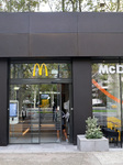 Mc Donalds Branch With Halloween Decorations In Barcelona