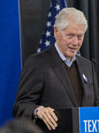 Former President Bill Clinton Holds Campaign Rally In Milwaukee, Wisconsin.