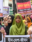 Protest Demanding The Dissolution Of The Interim Government In Dhaka.