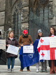 Protest Demanding For New Georgian Election In Cologne