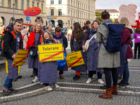 A Demonstration In Munich To Advocate For The Rights Of People With Disabilities