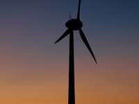 Wind Turbines In Matera