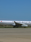 Air China Airbus A330 On The Runway Of Barcelona Airport