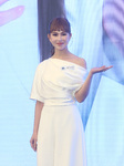 Hannah Quinlivan attends the launch of IPSC in Taipei.