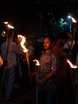 Torch Procession To Protest Brutal Murder Of A Female Garment Worker